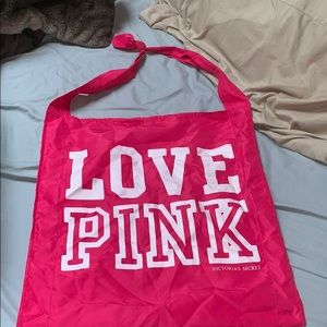 Victorias secret pink beach bag